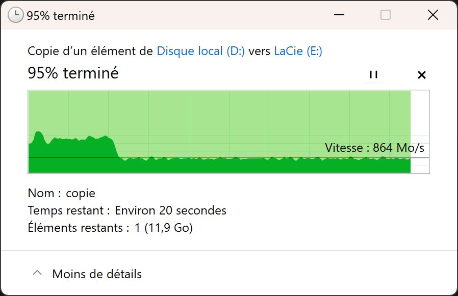 Test LaCie Rugged SSD4