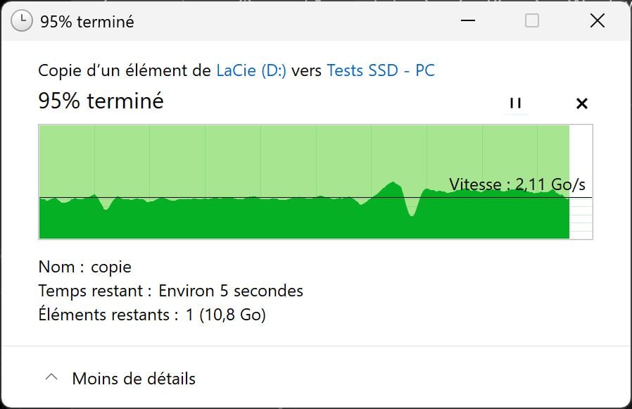 Test LaCie Rugged SSD Pro5