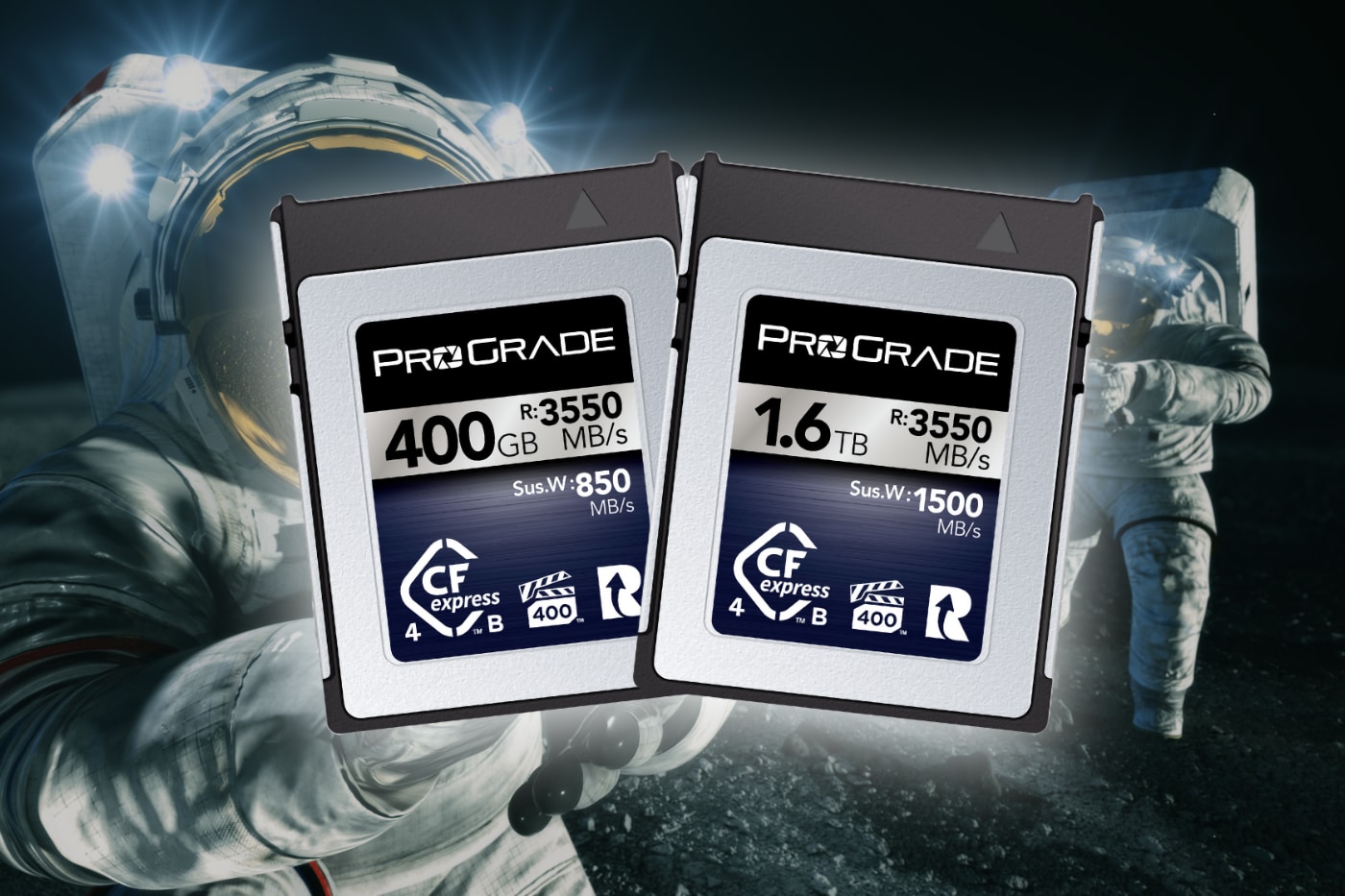 Les cartes mémoire ProGrade Digital s’envolent pour la Lune avec la NASA