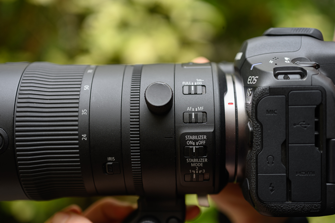 Test Canon RF 24-105 mm f/2,8 L IS USM Z