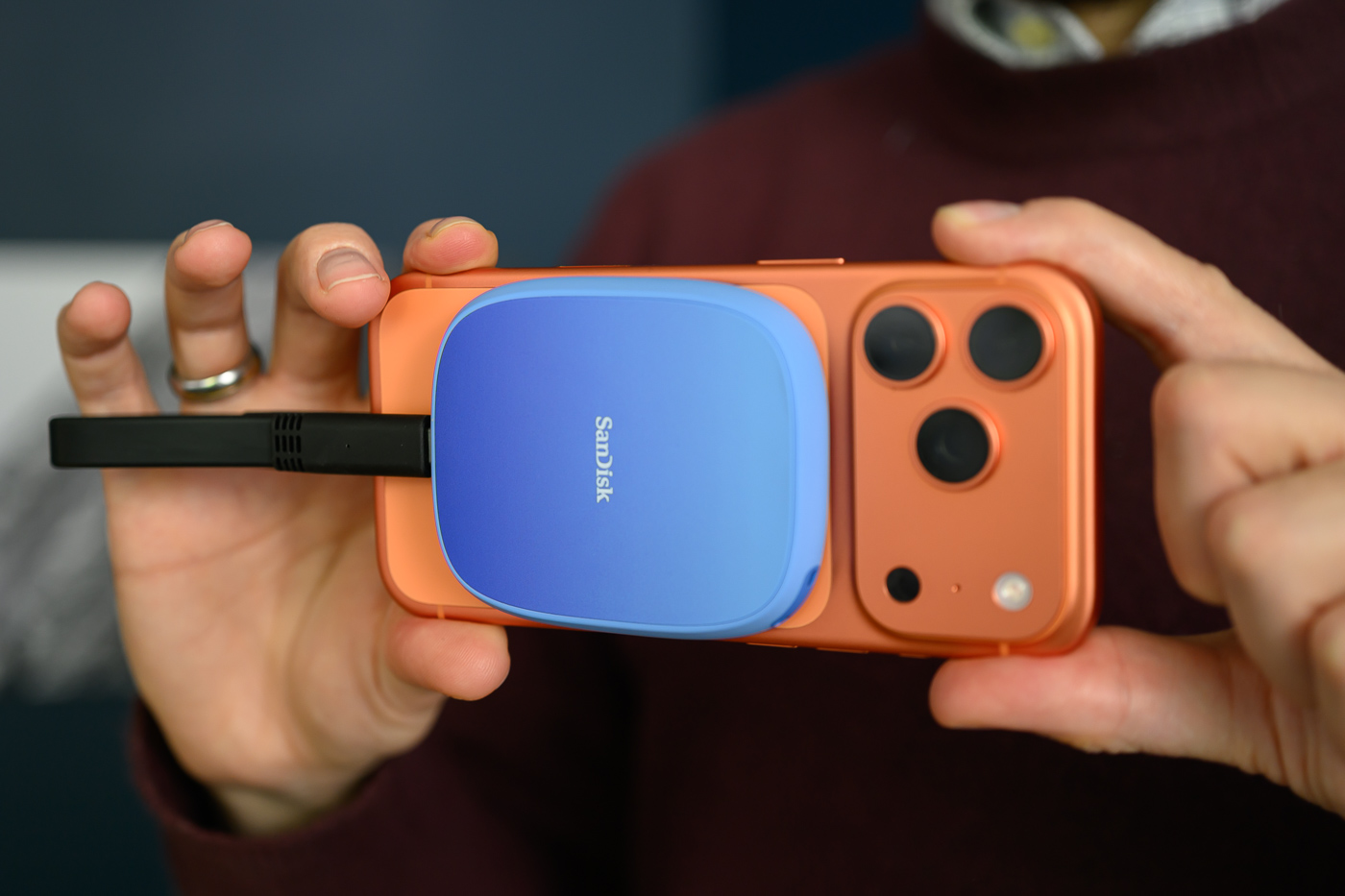 Test SSD SanDisk Creator Phone