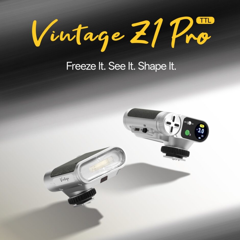Viltrox Vintage Z1 Pro : le flash rétro compact passe au TTL/HSS, avec écran tactile