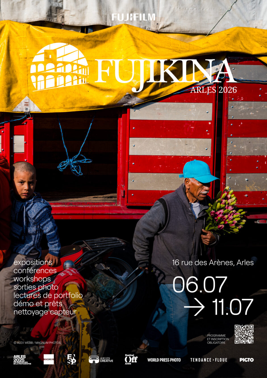Fujikina Arles 2026 : Alex Webb, Tendance Floue et plus de 80 rendez-vous photo au cœur des Rencontres