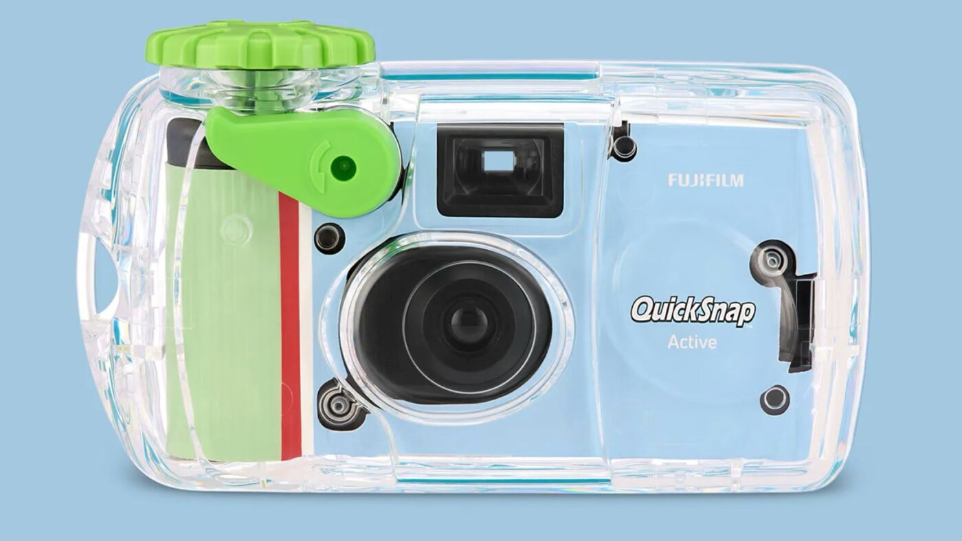 Appareil jetable étanche Fujifilm QuickSnap Active pour la photo sous l'eau