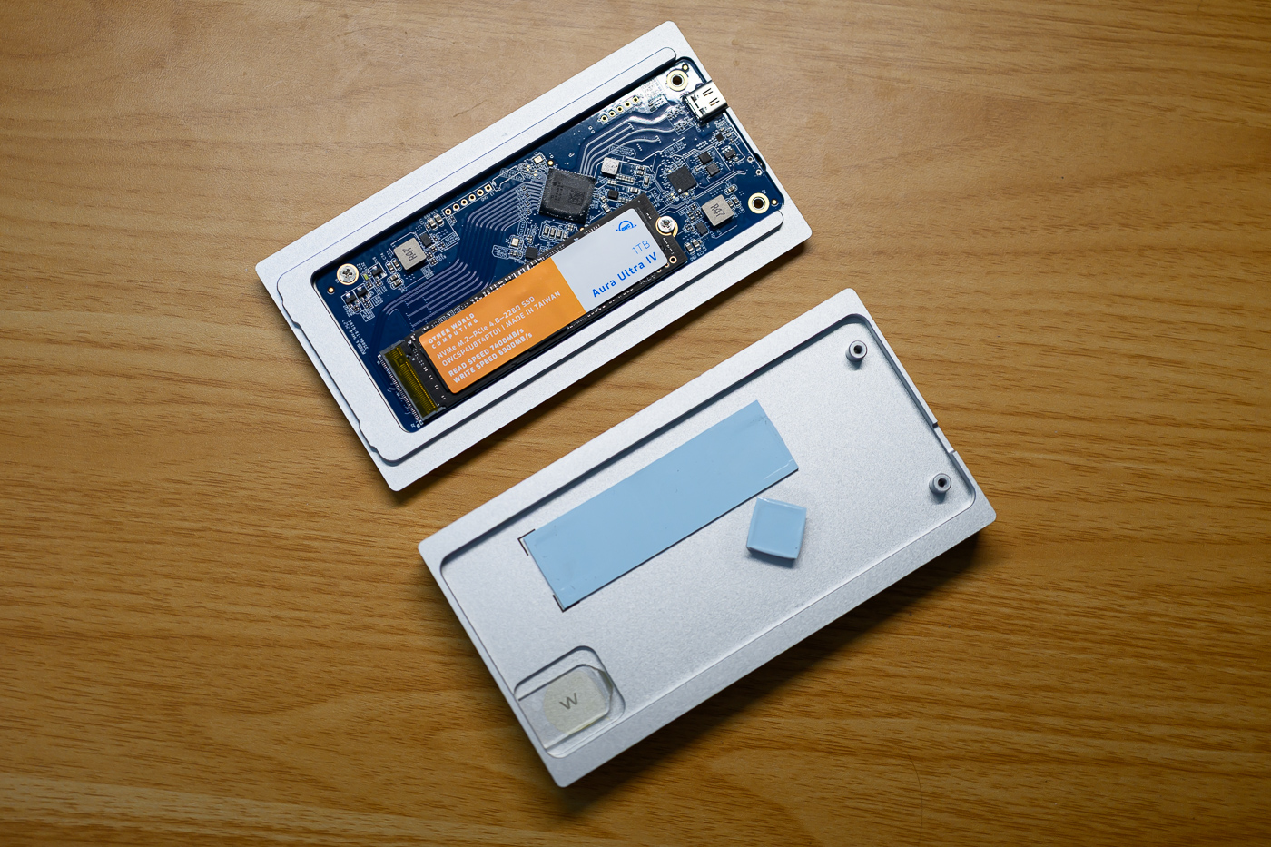 Test SSD OWC Express 1M2 80G