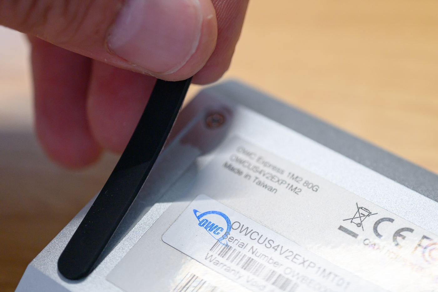 Test SSD OWC Express 1M2 80G