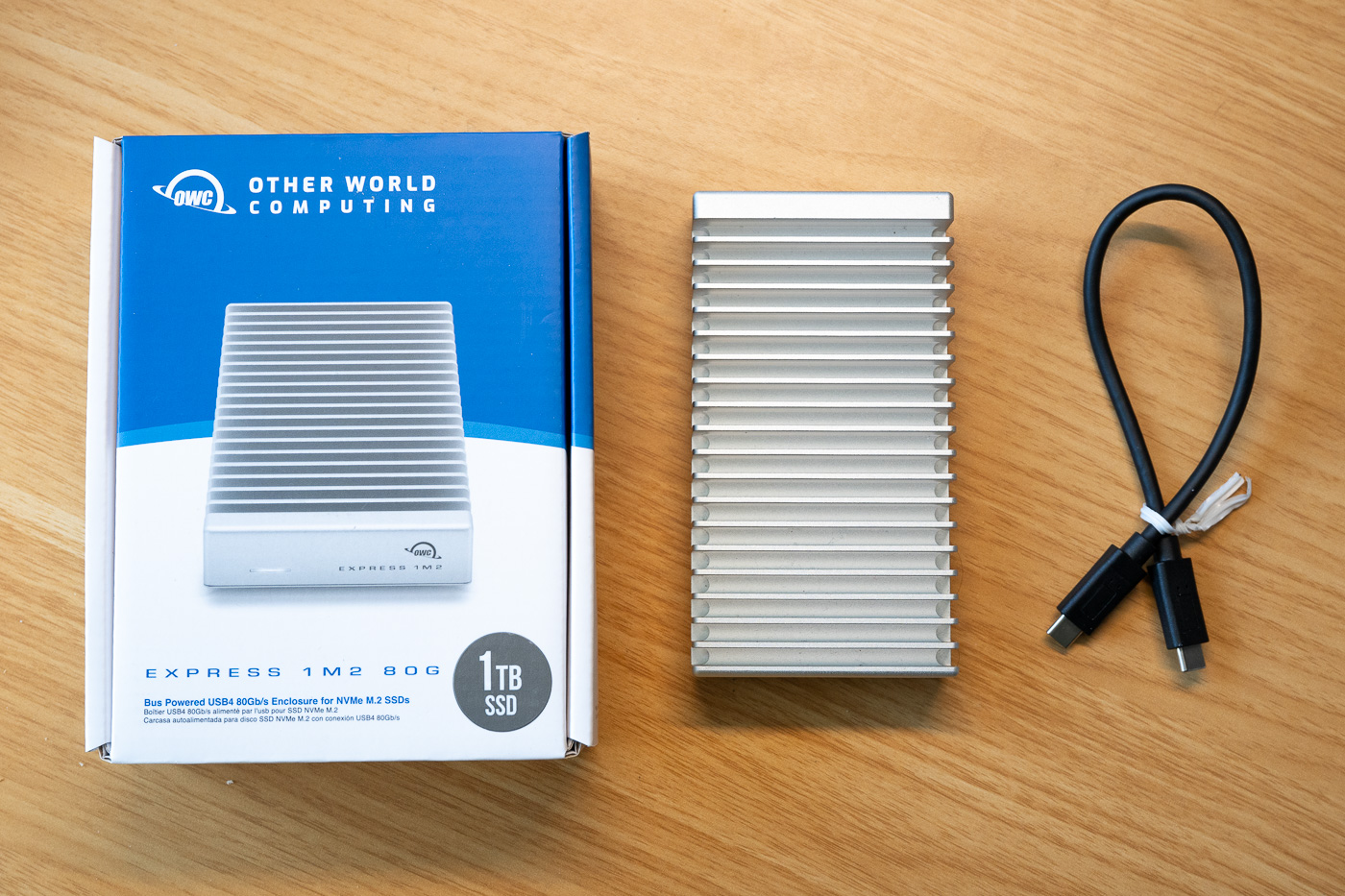 Test SSD OWC Express 1M2 80G