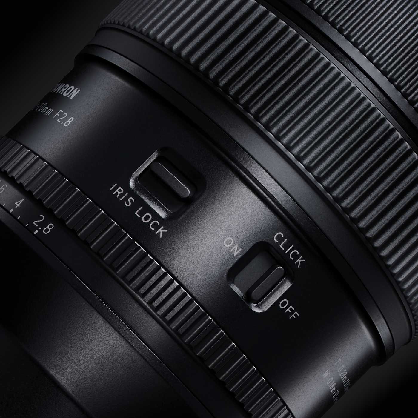 Tamron 12-20 mm f/2,8 iris lock